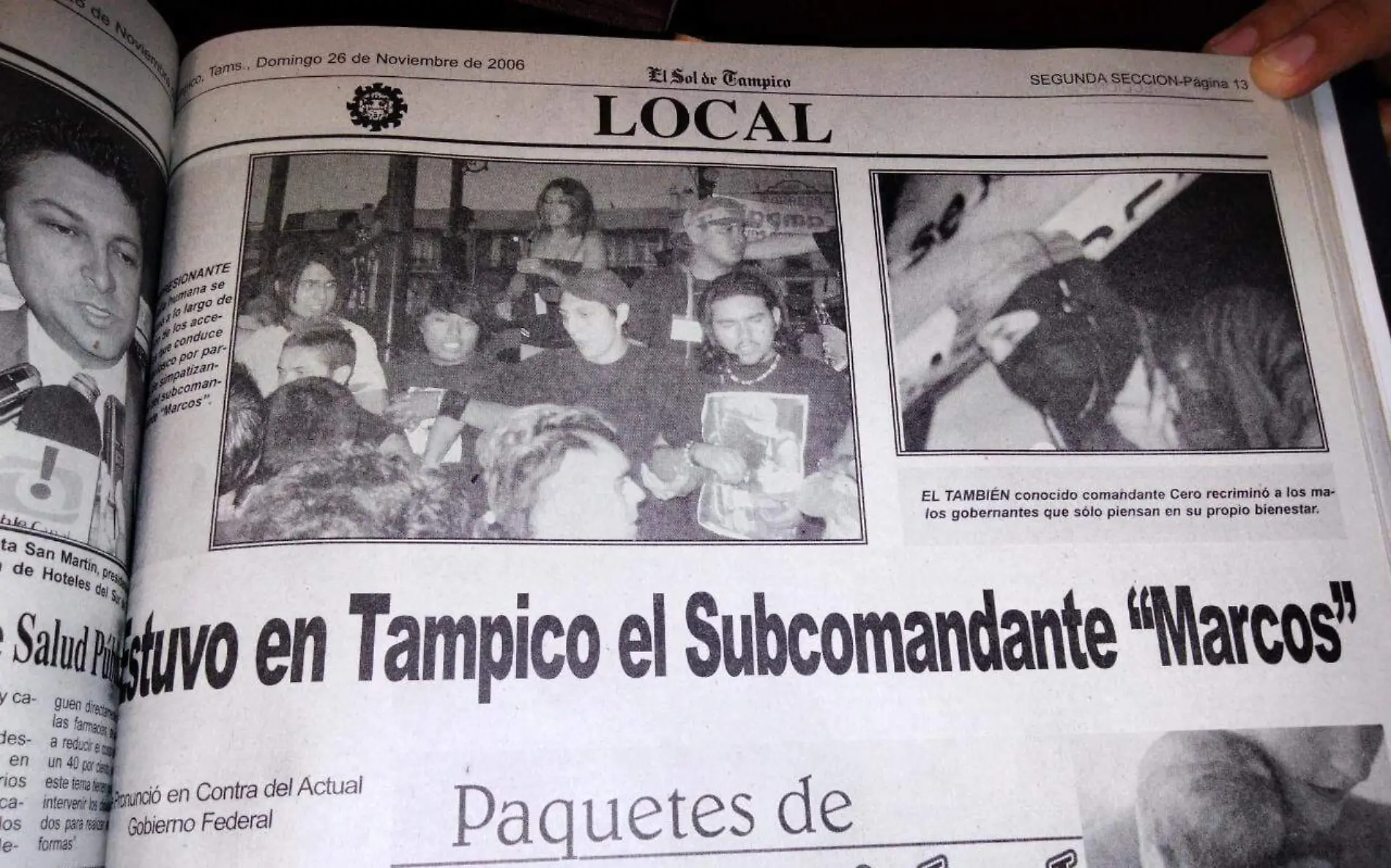 Subcomandante Marcos, de norte a sur: cuando regresó a Tampico